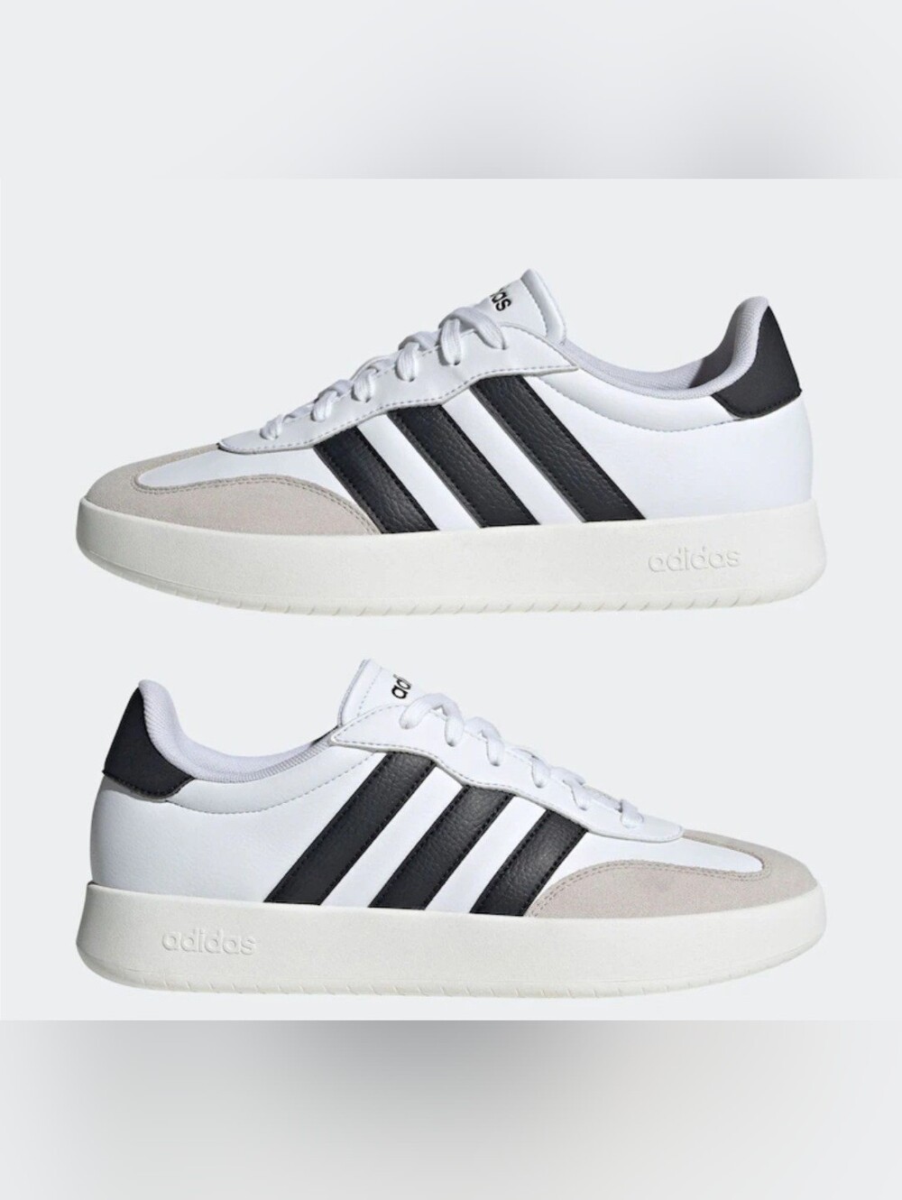 ADIDAS BARREDA DECODE LACE UP WOMEN'S SNEAKERS COLOR WHITE-BLACK-GRAY